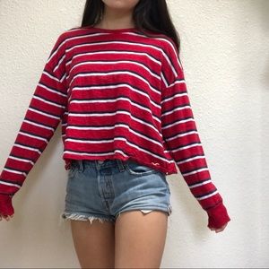 Hollister boyfriend long sleeve tee